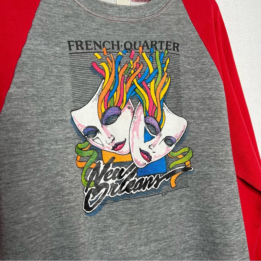 Vintage 1985 New Orleans French Quarter Pullover Sweatshirt Size XL - Picture 2 of 7